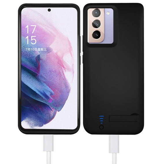 Чехол с батареей 4800mAh до Samsung Galaxy S21, Black