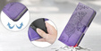 Откидной чехол для Xiaomi Redmi 15C 4G/LTE, Butterfly, фиолетовый