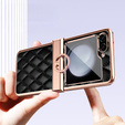 Чехол для Samsung Galaxy Z Flip5 5G, Electro Stitching , чёрный