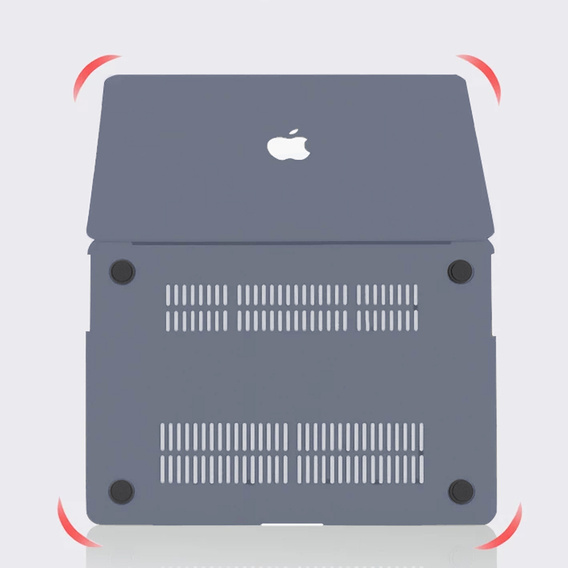 Чохол для MacBook Air 13 A2337 M1 A2179 A1932, HardShell, фіолетовий