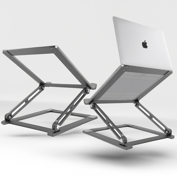 Алюминиевая подставка для ноутбука, ERBORD ProDesk Stand, серый