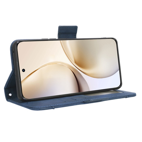 Откидной чехол для Realme 14 Pro 5G, Card Slot, темно-синий