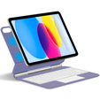 Чехол-клавиатура для iPad 10.9" 2022 (10 gen.) / iPad 11" 2025 A16 (11 gen.), Magnetic Keyboard Touchpad, фиолетовый
