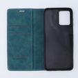 Чехол для Motorola Moto G13/ G23 4G, ERBORD Vintage, бумажник с клапаном, синий
