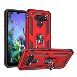 Бронированный Чехол до LG K50 / Q60, Nox Case Ring, красный