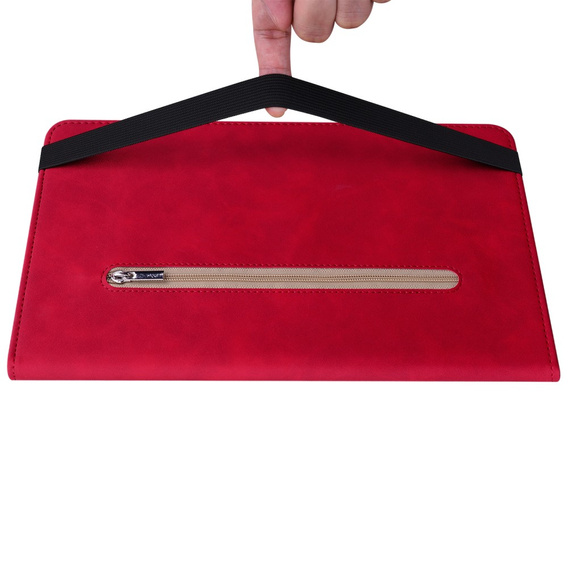 Чехол до Lenovo Tab M9, Wallet Pen Slot, красный