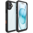 Водонепроницаемый чехол IP68 для iPhone 16 Plus, чёрный