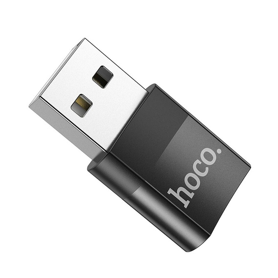 Адаптер HOCO-USB-C TYPE-C на USB - A, Black