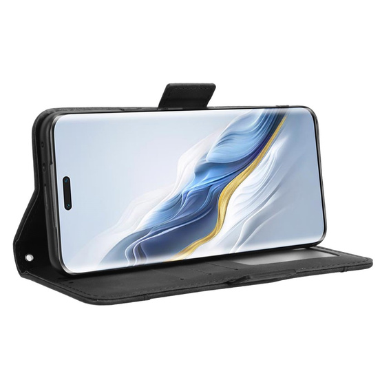 Откидной чехол для Honor Magic 6 Pro 5G, Card Slot, чёрный