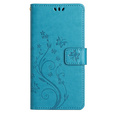 Откидной чехол для Samsung Galaxy A55 5G, Wallet, Butterfly, фиолетовый