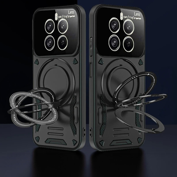 Броньований чохол для Realme 12 Pro 5G / 12 Pro+ 5G, Magnetic Ring, чорний