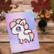 Чехол для Samsung Galaxy Tab A7 Lite, с откидной крышкой, colorful horse