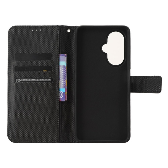 Откидной чехол для OnePlus Nord CE 3 Lite 5G, Wallet Smart Magnet, чёрный