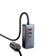 Baseus Автомобильное зарядное устройство 2-Port USB i USB Type-C PD40W/QC3.0 - Grey
