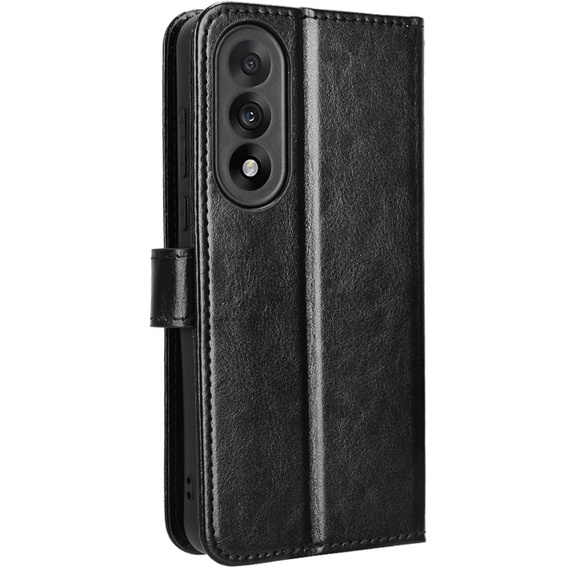 Откидной чехол для OnePlus Nord 5, Crazy Horse Wallet, чёрный
