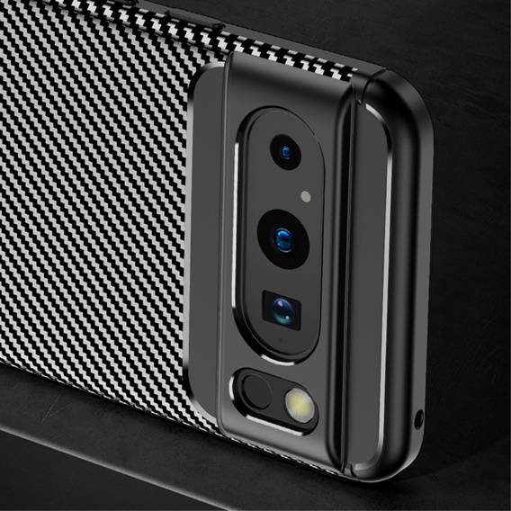 Чехол до Google Pixel 8 Pro, Carbon Gel, чёрный