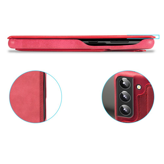 Чохол-книжка для Samsung Galaxy S22+ Plus 5G, LC.IMEEKE, червоний