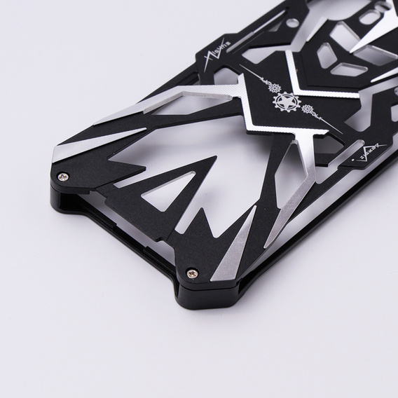 Бронированный чехол для Nothing Phone 2, Aluminum Alloy, чёрный