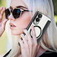 Откидной чехол для Samsung Galaxy S25 Edge, RFID Wallet MagSafe CamShield, чёрный