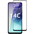 3D загартоване скло для Xiaomi Redmi 14C / Xiaomi Poco C75, чорна рамка