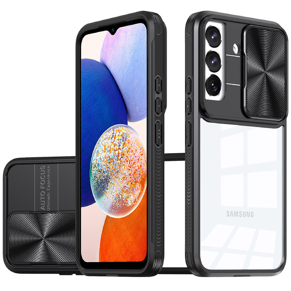Чoхол до Samsung Galaxy A14 4G/5G, Slide Camera, чорний