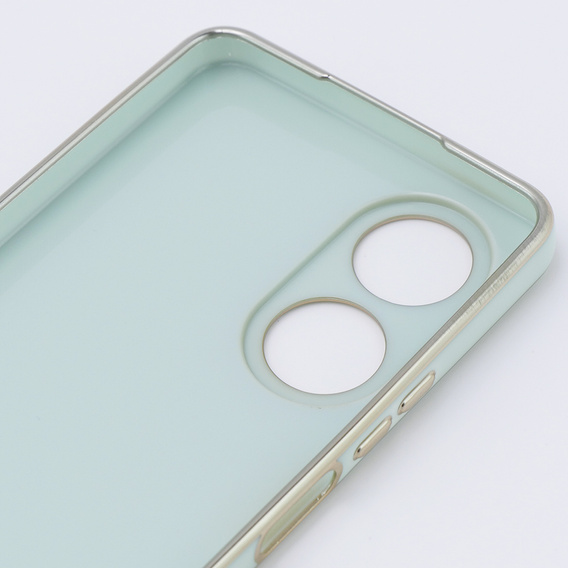 Чехол для Oppo A58 4G, Glamour CamShield, мятный