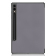 Чохол для Samsung Galaxy Tab S9 FE+ Plus, Smartcase з місцем для стилуса, сірий