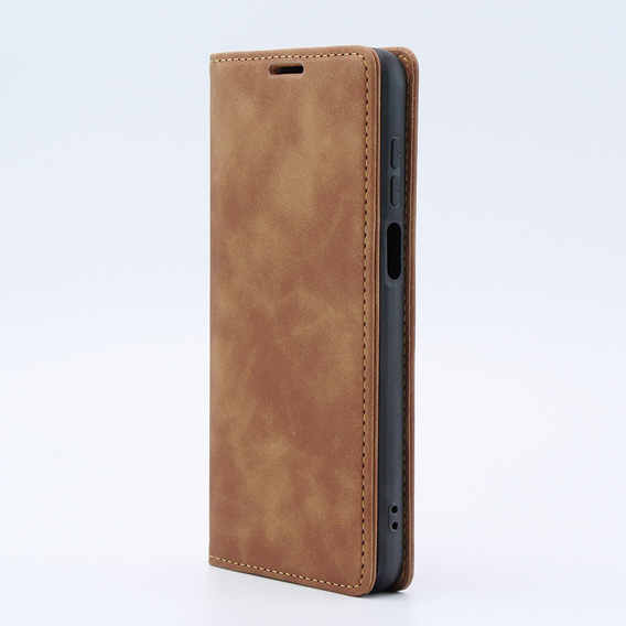 Чохол для Motorola Moto G13/ G23 4G, ERBORD Vintage, гаманець з клапаном, коричневий