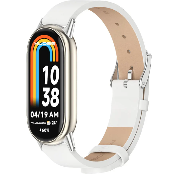 Кожаный ремешок для Xiaomi Smart Band 10 / 9 / 8