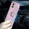 Чехол до Motorola Moto G53 5G, Electro Ring, фиолетовый