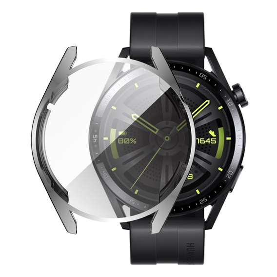 Etui z wbudowanym szkłem do Huawei Watch GT 3 42mm - Silver