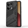 Чехол для Xiaomi Redmi Note 13 Pro 4G / Xiaomi Redmi Note 14S / Xiaomi Poco M6 Pro 4G, Military kickstand, чёрный