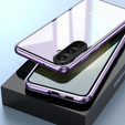 Чохол для Samsung Galaxy A36, Magnetic Dual Glass, фіолетовий