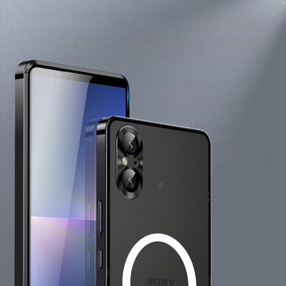 Защитный чехол для камеры Sony Xperia 5 V, CamShield MagSafe, прозрачный / черный