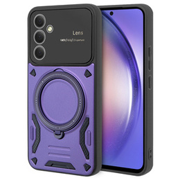 Бронированный чехол для Samsung Galaxy A54 5G, CamShield MagSafe, фиолетовый