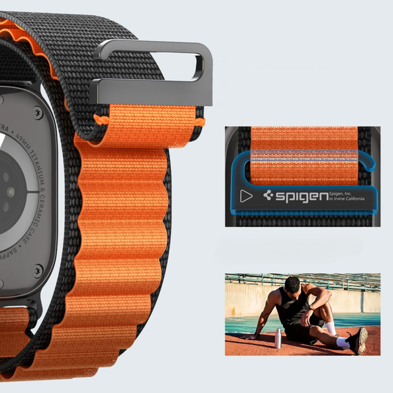 Ремінець Spigen WBF1 Band для Apple Watch 8/9/10/11/SE/Ultra 1/2 (44/45/46/49 мм)