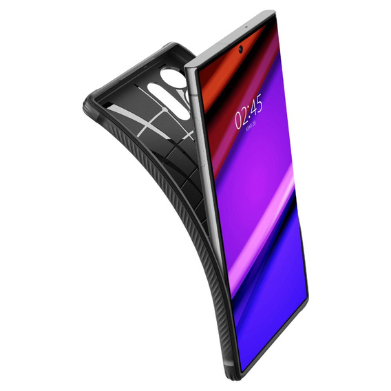 Чехол Spigen до Samsung Galaxy S23 Ultra, Rugged Armor, чёрный