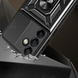 Чехол NOX Camera Slide Samsung Galaxy S24 FE, CamShield Slide, чёрный