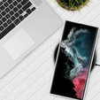 Чехол до Samsung Galaxy S22 Ultra, MagSafe Hybrid, серебряный