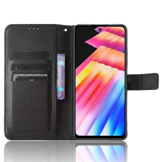 Чохол-книжка для Infinix Hot 30i, Wallet Smart Magnet, чорний