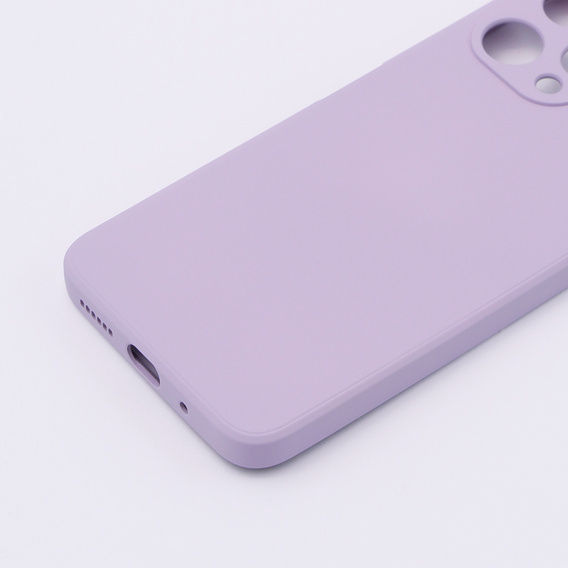 Чехол до Xiaomi Redmi 12, Silicone Lite, фиолетовый