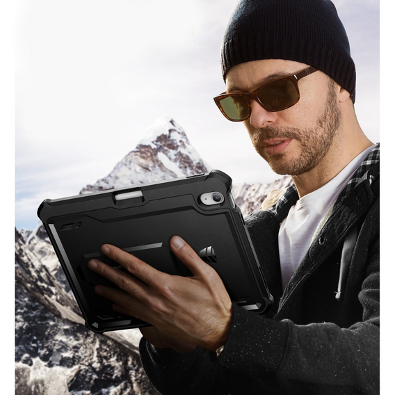 Броньований чохол для iPad 10.9 2022 10 Gen, Dexnor Full Body, чорний