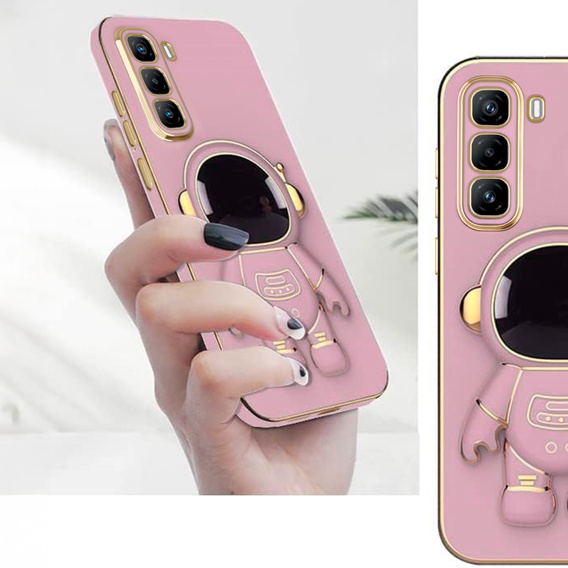 Чехол до Infinix Hot 50 Pro+ 4G, Astronaut, фиолетовый