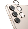 2х гартоване скло ERBORD для камери, щоб Samsung Galaxy S24+ Plus, золотий