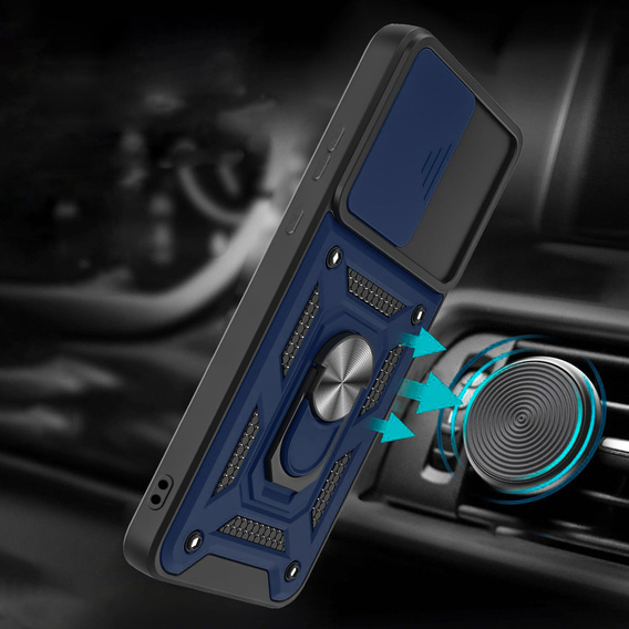 Чехол NOX Camera Slide Xiaomi Poco X7 Pro 5G, CamShield Slide, синий