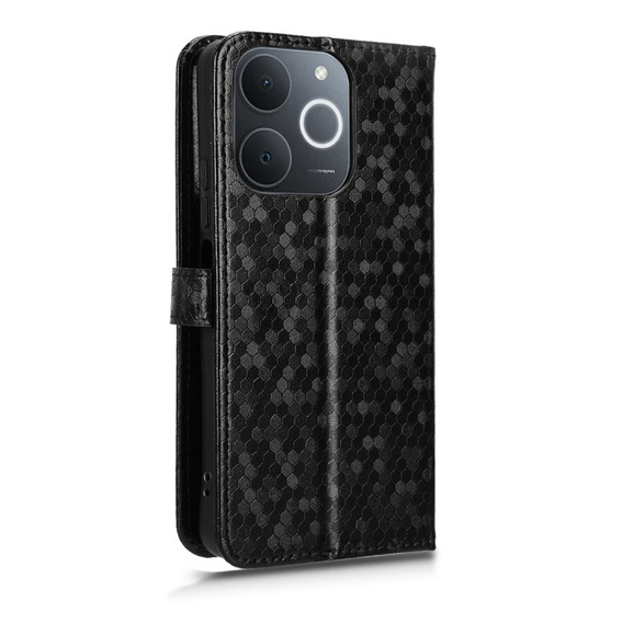 Флип-кейс для Realme Note 70T 4G, Wallet Rhombus, чёрный