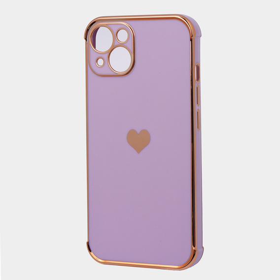 Чехол до Apple iPhone 13, Electro heart, фиолетовый