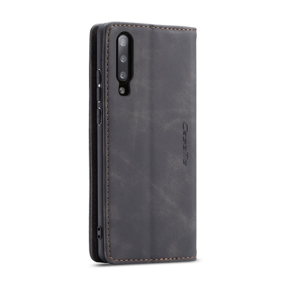 Чехол CASEME для Samsung Galaxy A50, Leather Wallet Case, чёрный