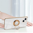 Чехол до iPhone 14, Electro Ring, белый