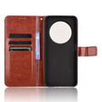 Откидной чехол для Xiaomi Redmi 14C / Xiaomi Poco C75, Crazy Horse Wallet, коричневый